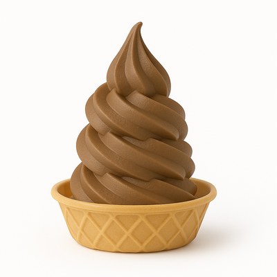 NEVERLAND Gotowe lody płynne o smaku czekolady mlecznej